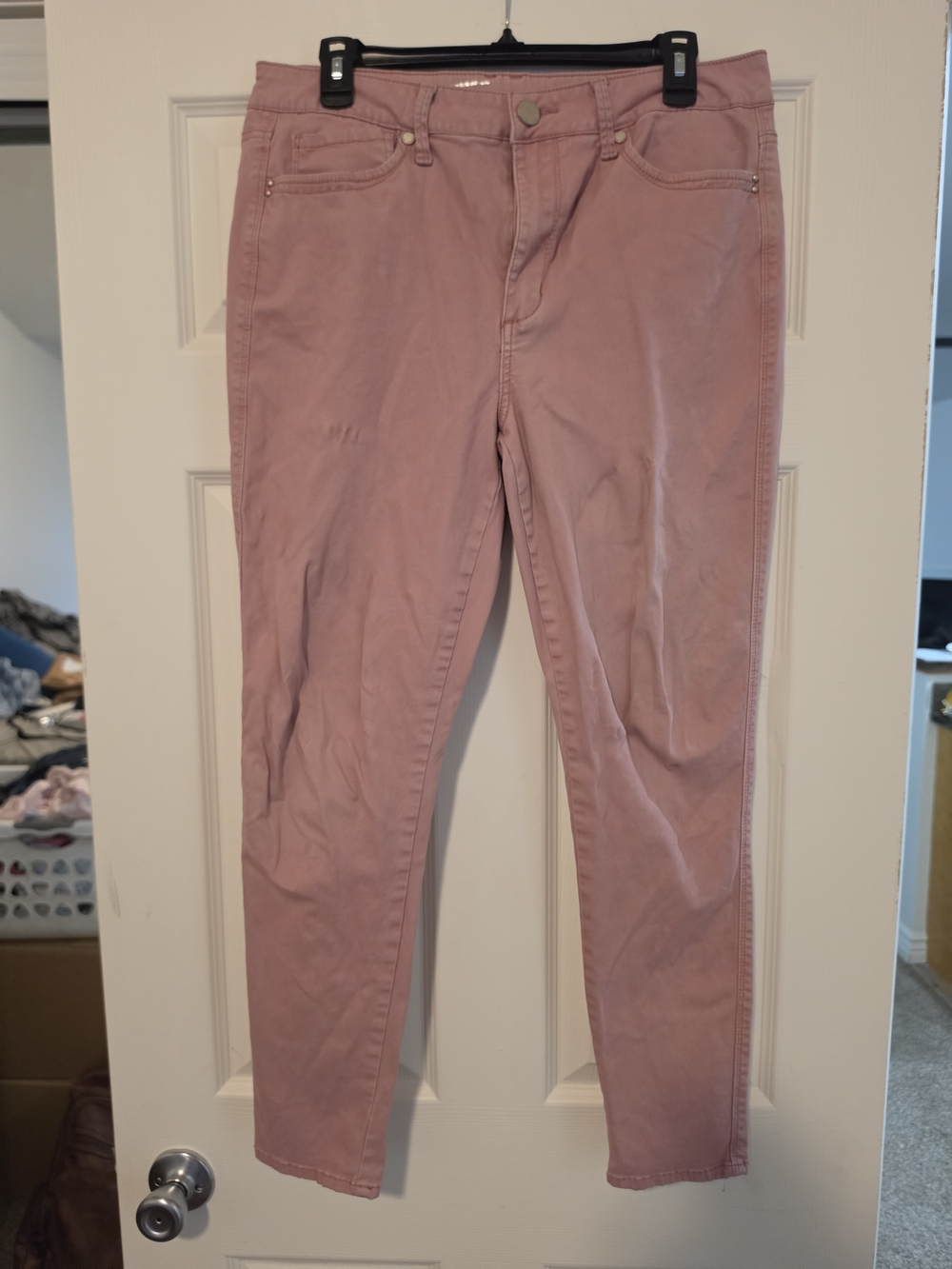 Seven7 Dusty Rose Skinny Pants